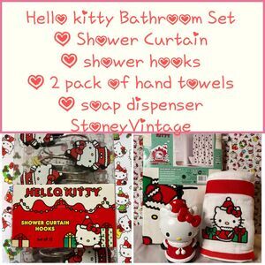 Hello kitty christmas bathroom bundle